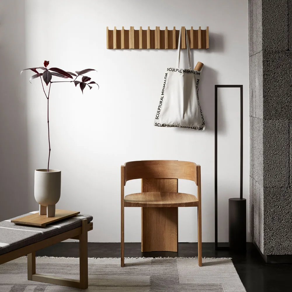 Column knaggrekke, Oak oiled Kristina Dam Studio