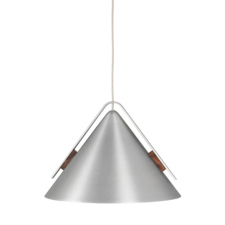 Cone pendel L - Aluminium-valnøtt - Kristina Dam Studio