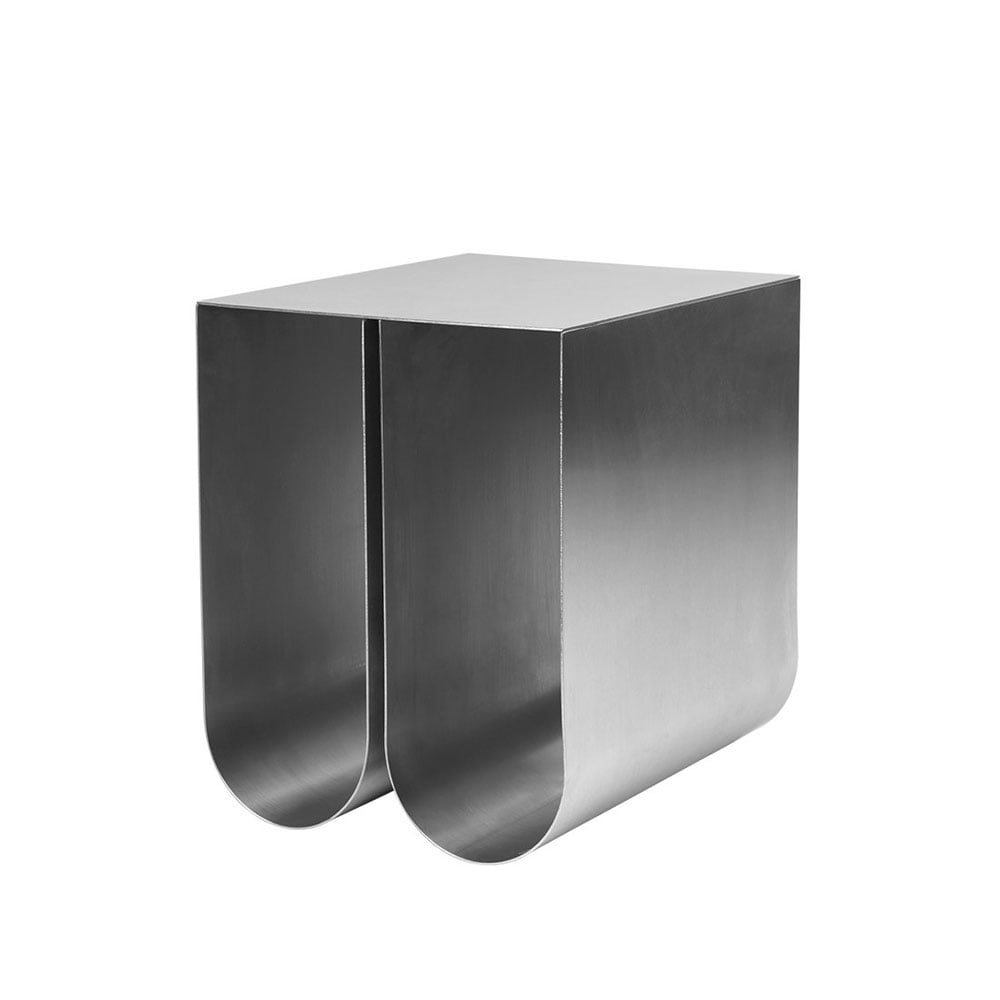 Kristina Dam Studio Curved sidebord Stainless steel