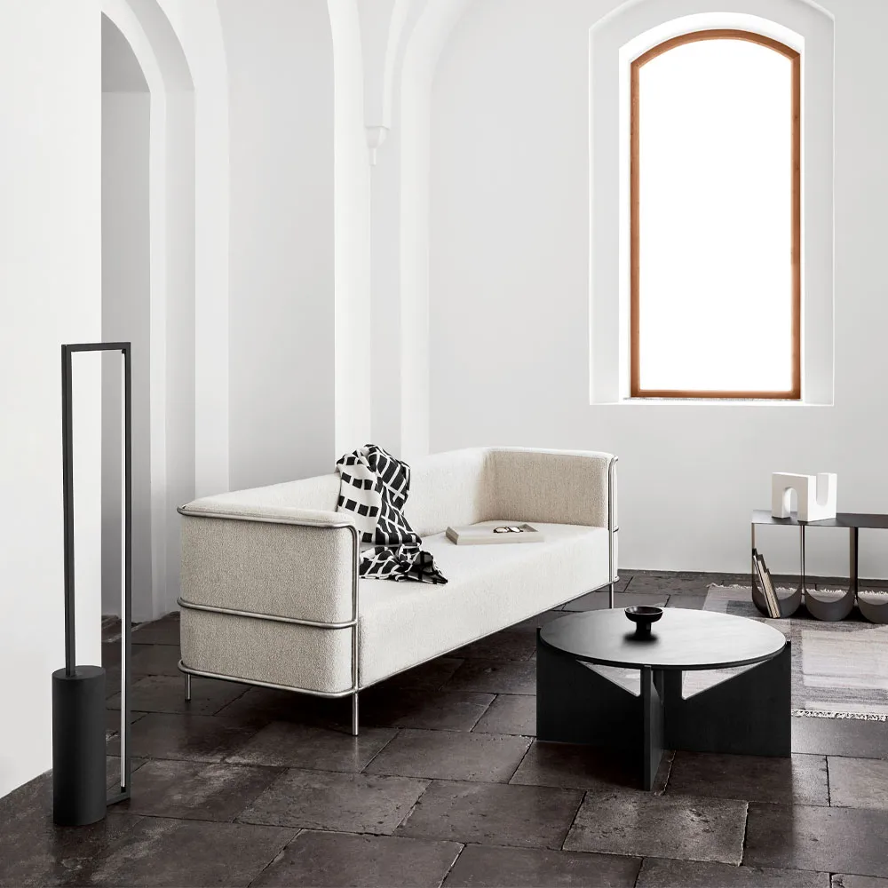 Cylinder gulvlampe, Black Kristina Dam Studio