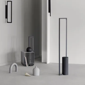 Cylinder gulvlampe - Black - Kristina Dam Studio
