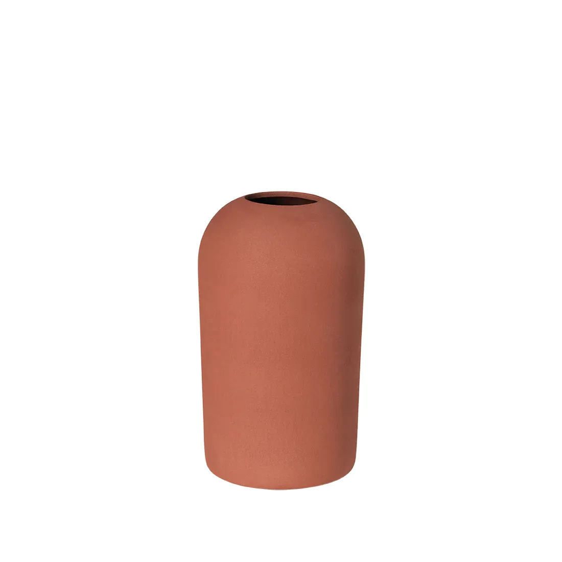 Dome Vase M Ø15x26 cm, Terracotta red Kristina Dam Studio