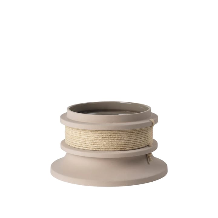 Rope skål Ø30 cm - Steingods-beige - Kristina Dam Studio