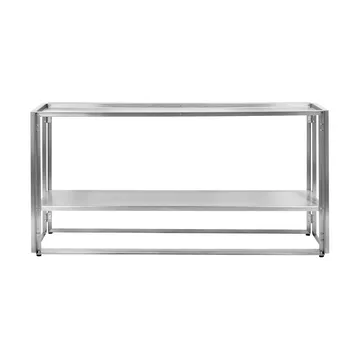 Sammenleggbar konsoll 124x60 cm - Børstet rustfritt stål - Kristina Dam Studio