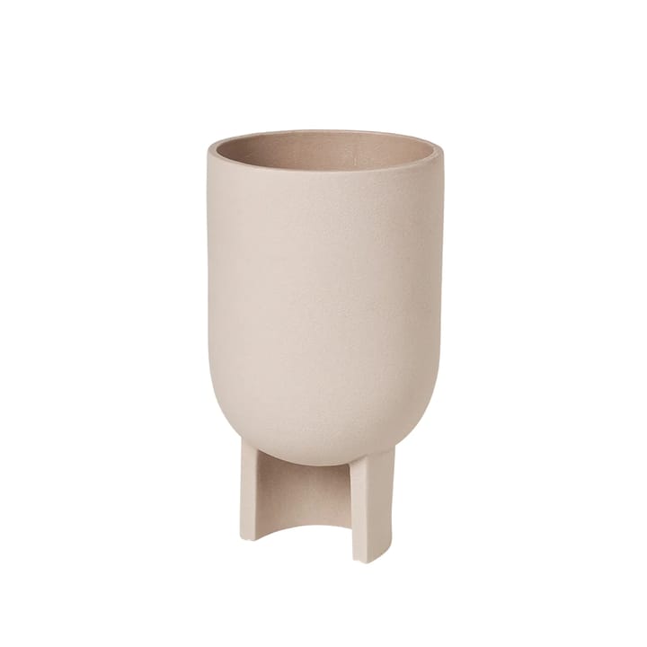 Serene blomsterpotte M - Terracotta beige - Kristina Dam Studio