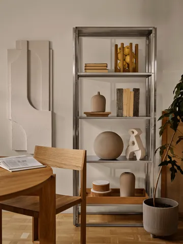 Serif Relief veggdekorasjon L - Off white - Kristina Dam Studio