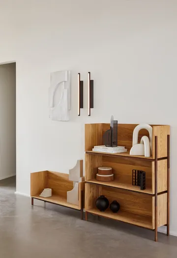 Serif Relief veggdekorasjon M - Off white - Kristina Dam Studio