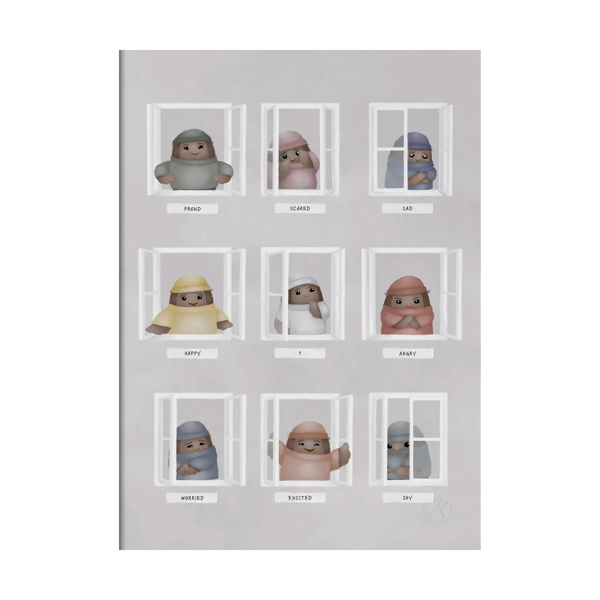 My Feelings poster, 50x70 cm Kunskapstavlan®