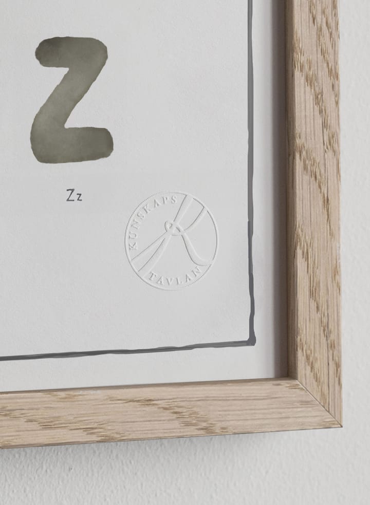 The Alphabet watercolour poster, 50x70 cm Kunskapstavlan®