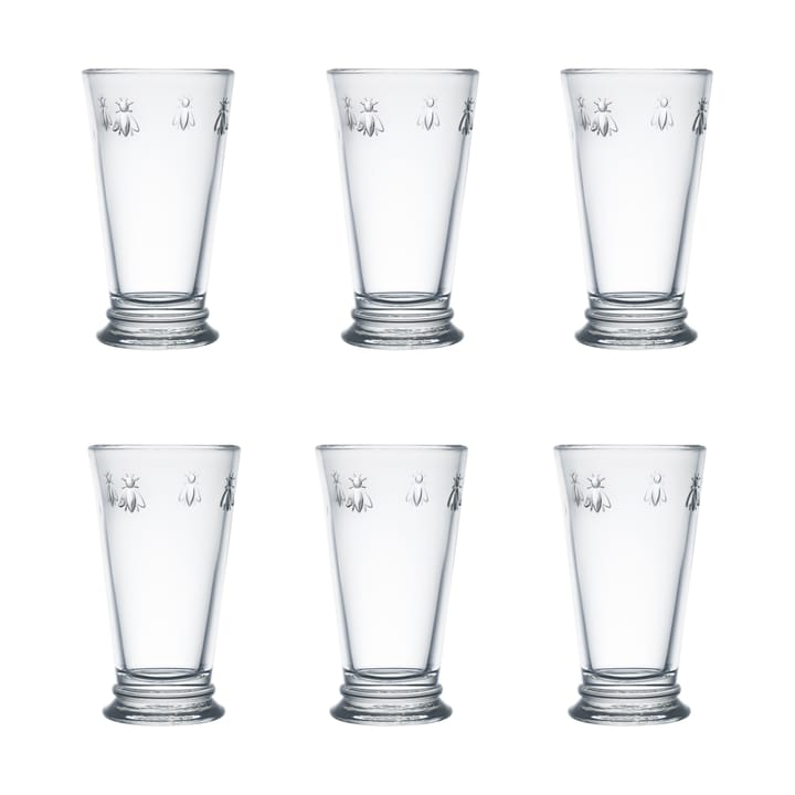 Abeille drinkglass 46 cl 6-pakning - Klar - La Rochère