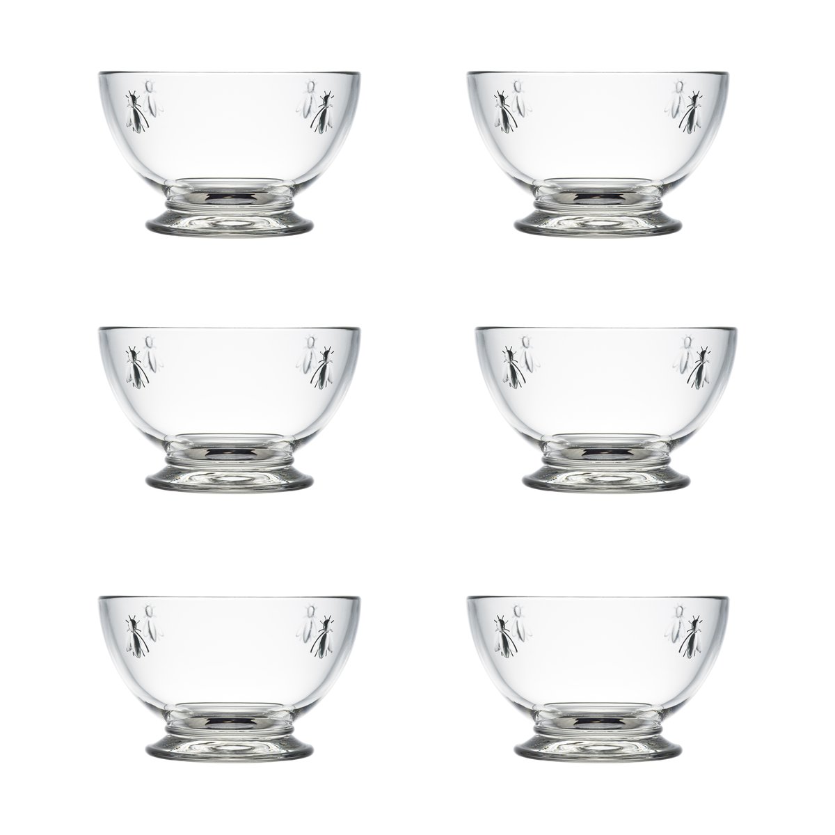 La Rochère - Abeille glasskål 60 cl 6 stk