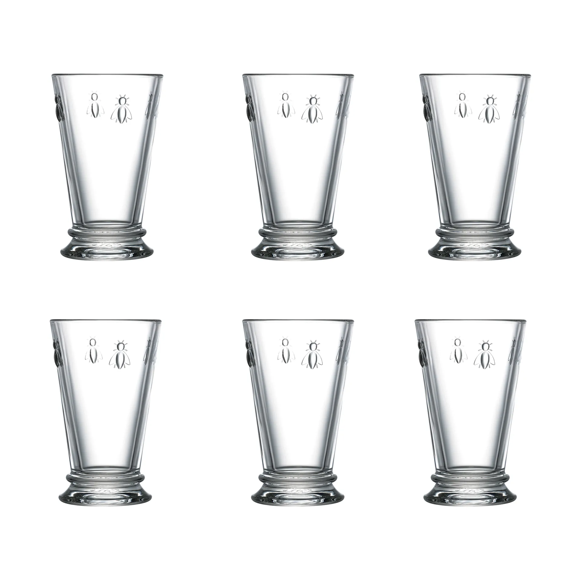 Abeille longdrinkglass 31 cl 6-pakning, Klar La Rochère
