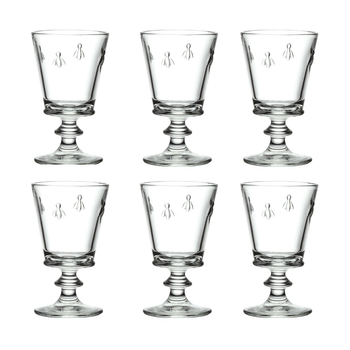 Abeille vinglass 6-pakning, klar
