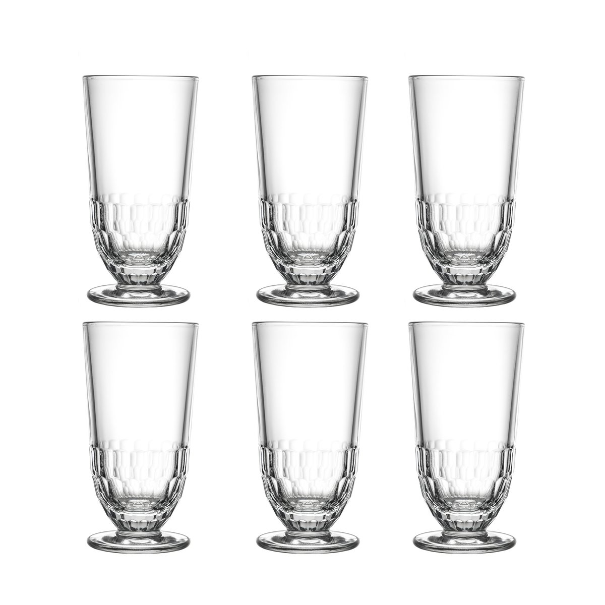 La Rochère Artois drinkglass 38 cl 6-pakning Klar | Skandinavisk Design | Highballglass & Longdrinkglass | Gjennomsiktig