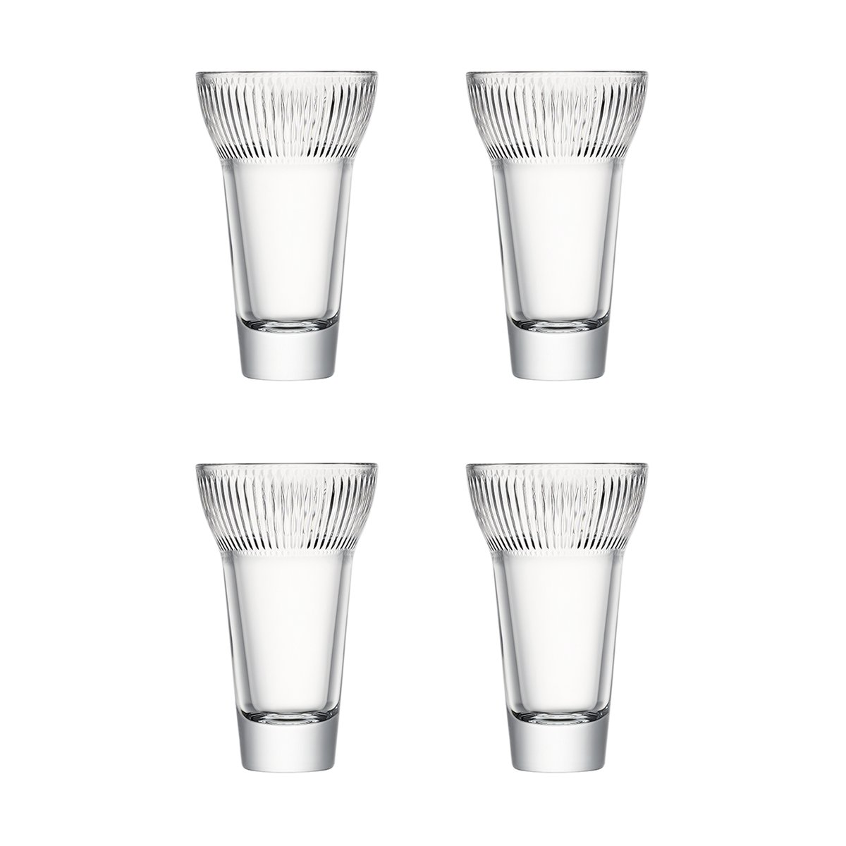 La Rochère Calanque drinkglass 4-pk Transparent | Skandinavisk Design | Vannglass | Gjennomsiktig