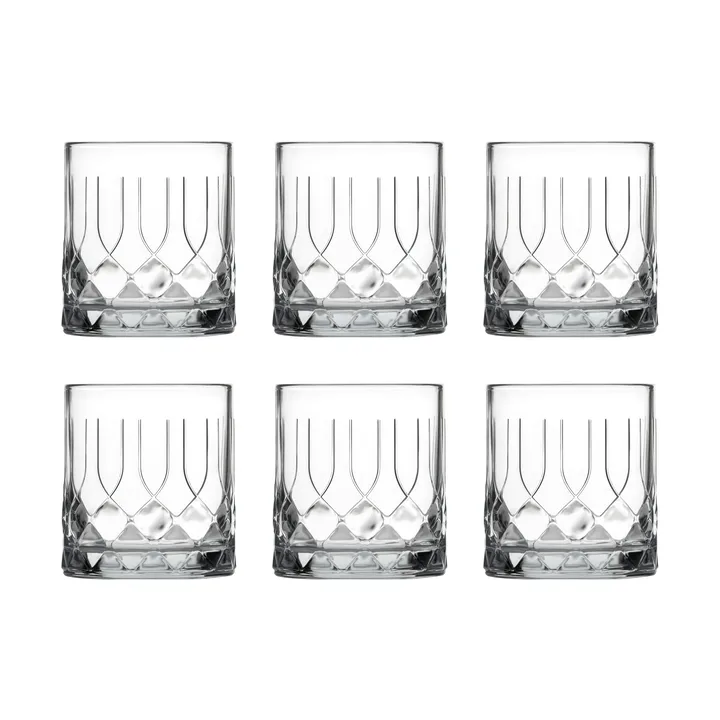 Chicago tumbler whiskyglass 6-pakning - 34 cl - La Rochère