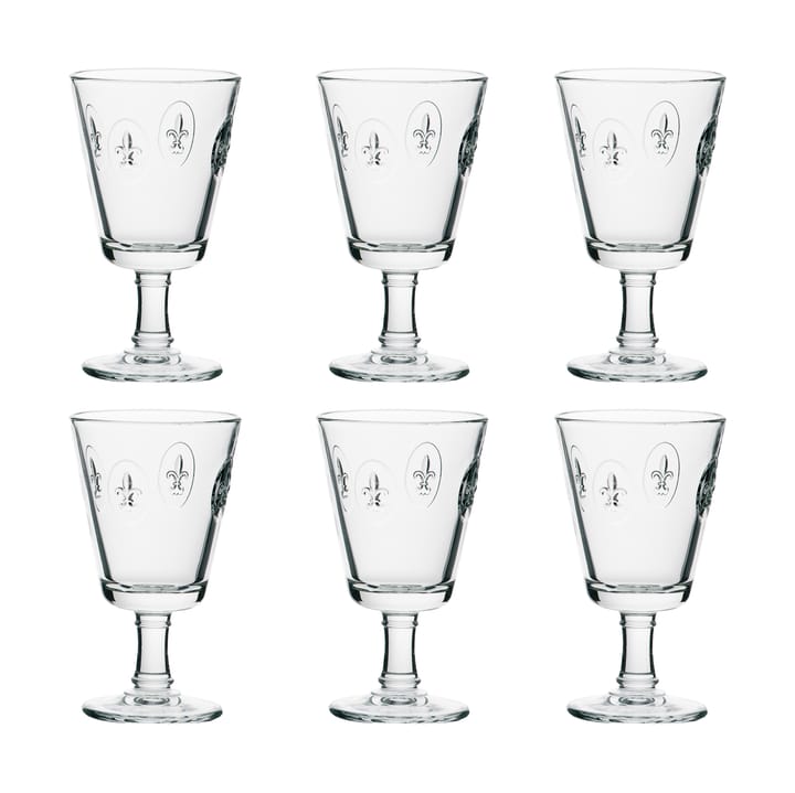 Fleur de Lys vinglass 24 cl 6-pakning - Klar - La Rochère