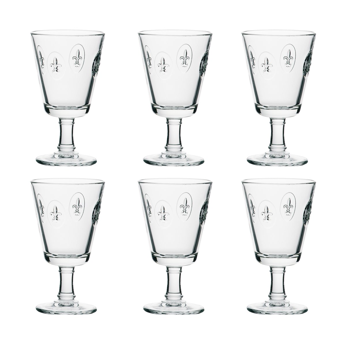 La Rochére Wineglass Fleur de Lys - 6 glasses