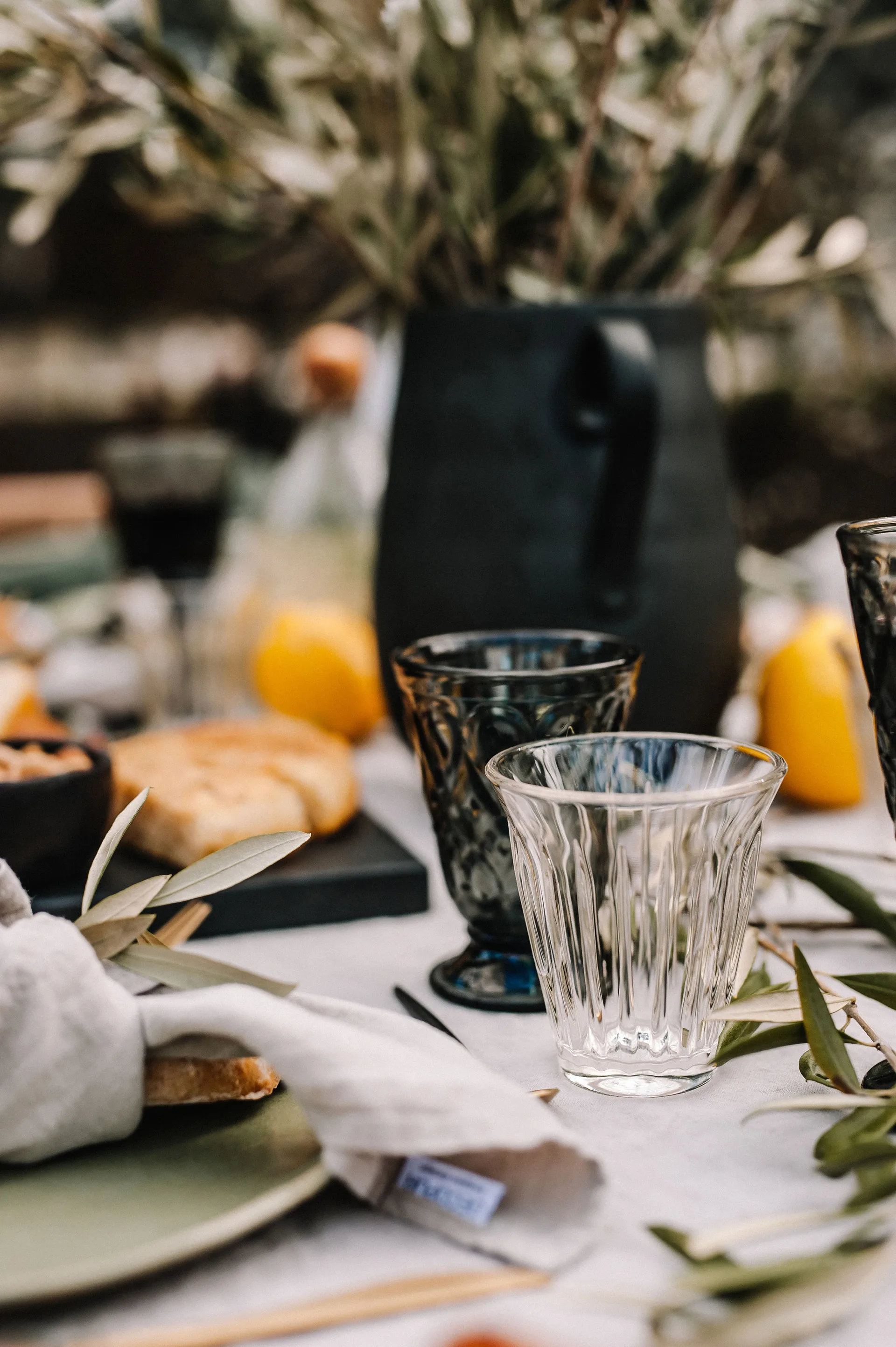 Lyonnais vinglass 23 cl 6-pakning, Antrasitt La Rochère