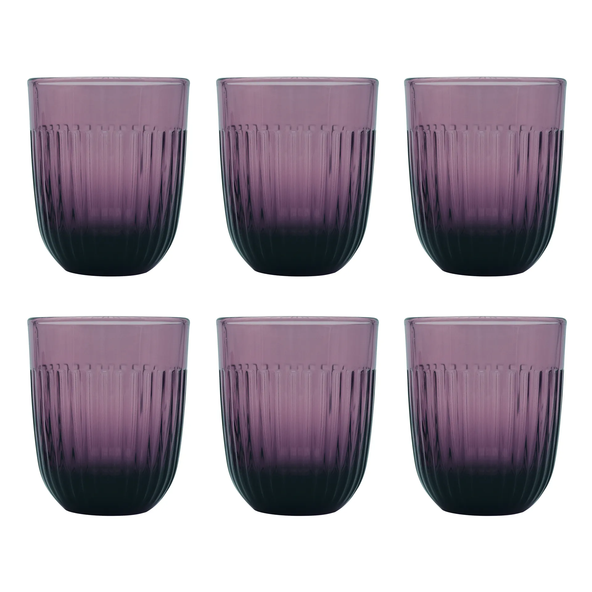 Ouessant vannglass 29 cl 6-pk, Aubergine La Rochère