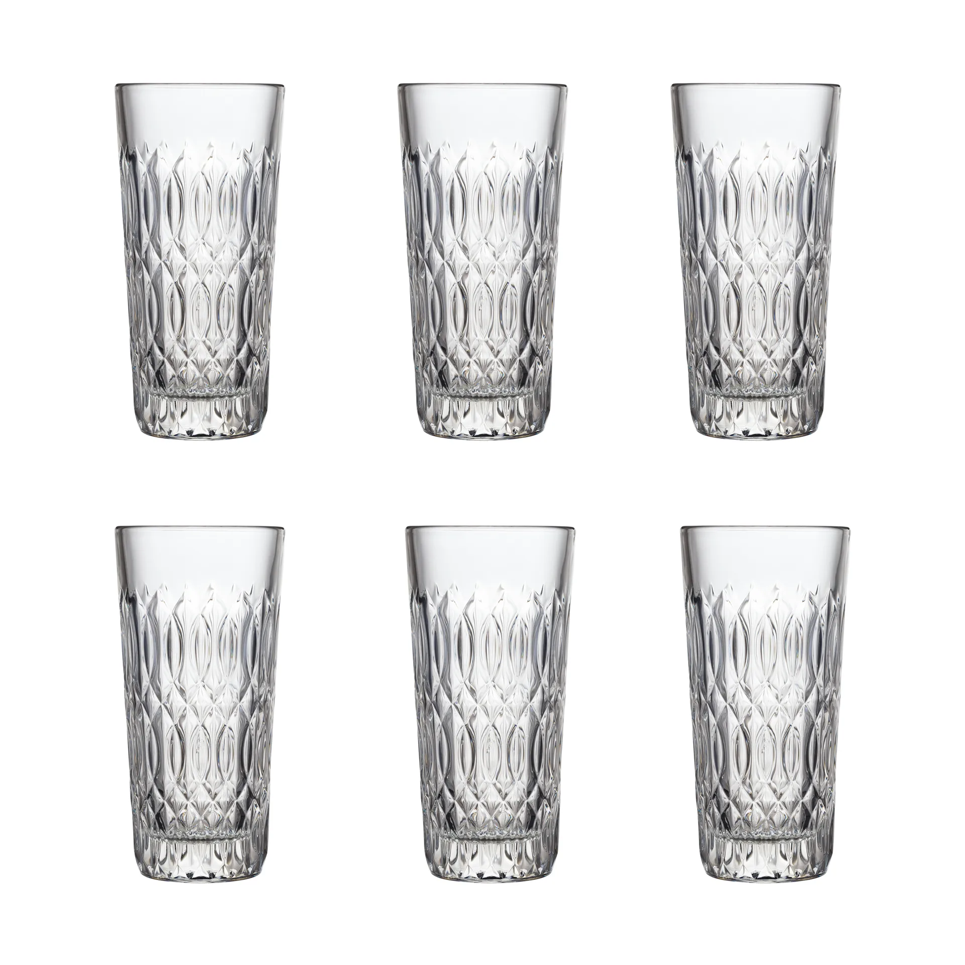 Verone drinkglass 34 cl 6-pakning, Klar La Rochère