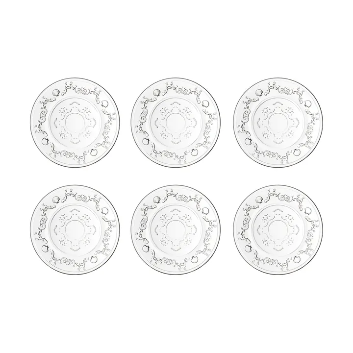 Versailles asjett 6-pakning - Glass - La Rochère