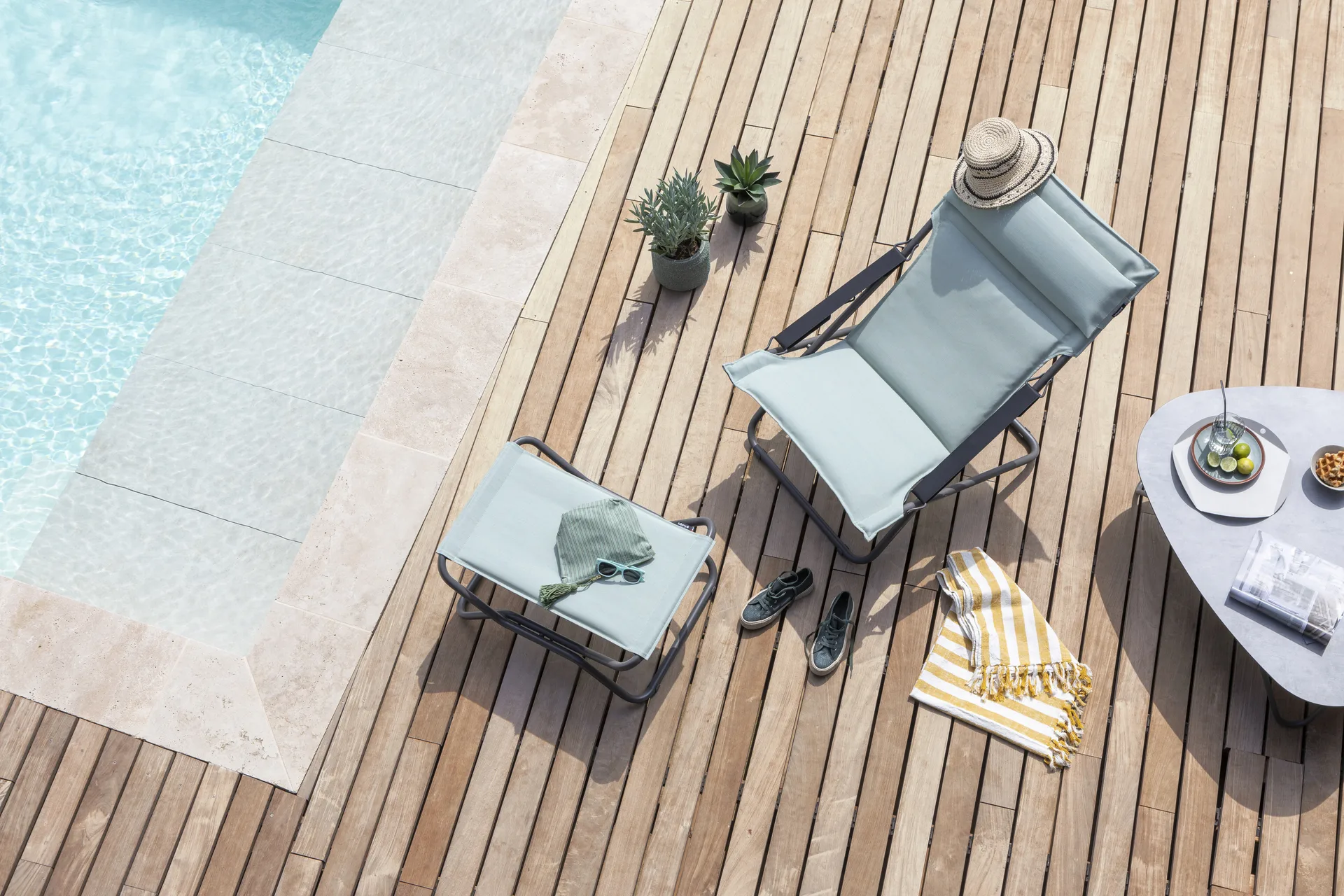 Bayanne solstol, Celadon Lafuma