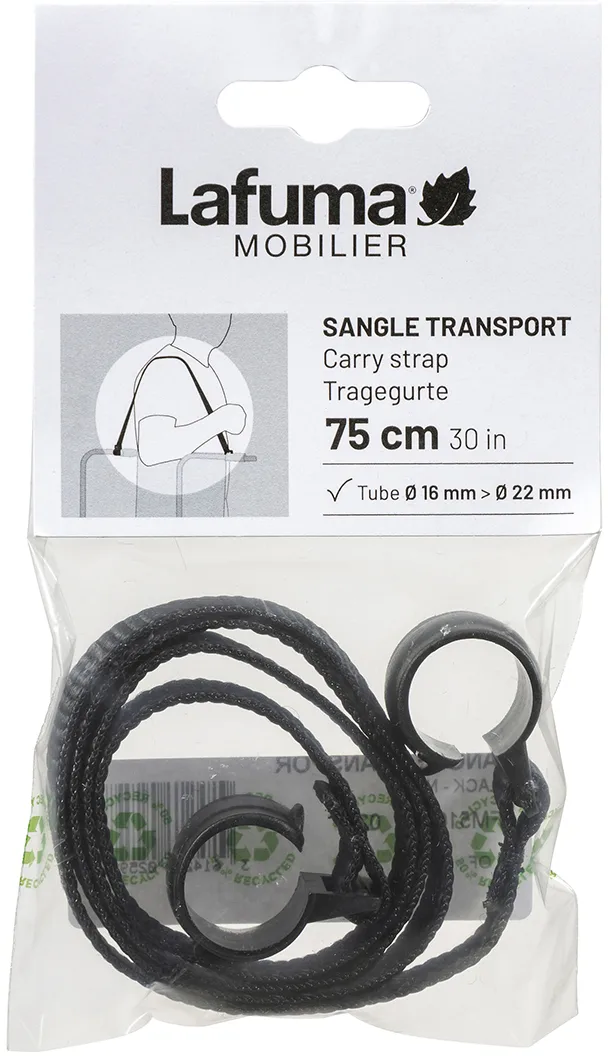 Lafuma bærehåndtak til solseng, Black-noir Lafuma