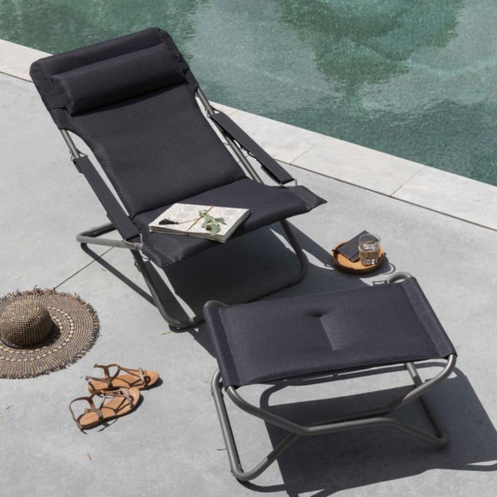 Transabed Next BeComfort fotskammel, Dark grey Lafuma