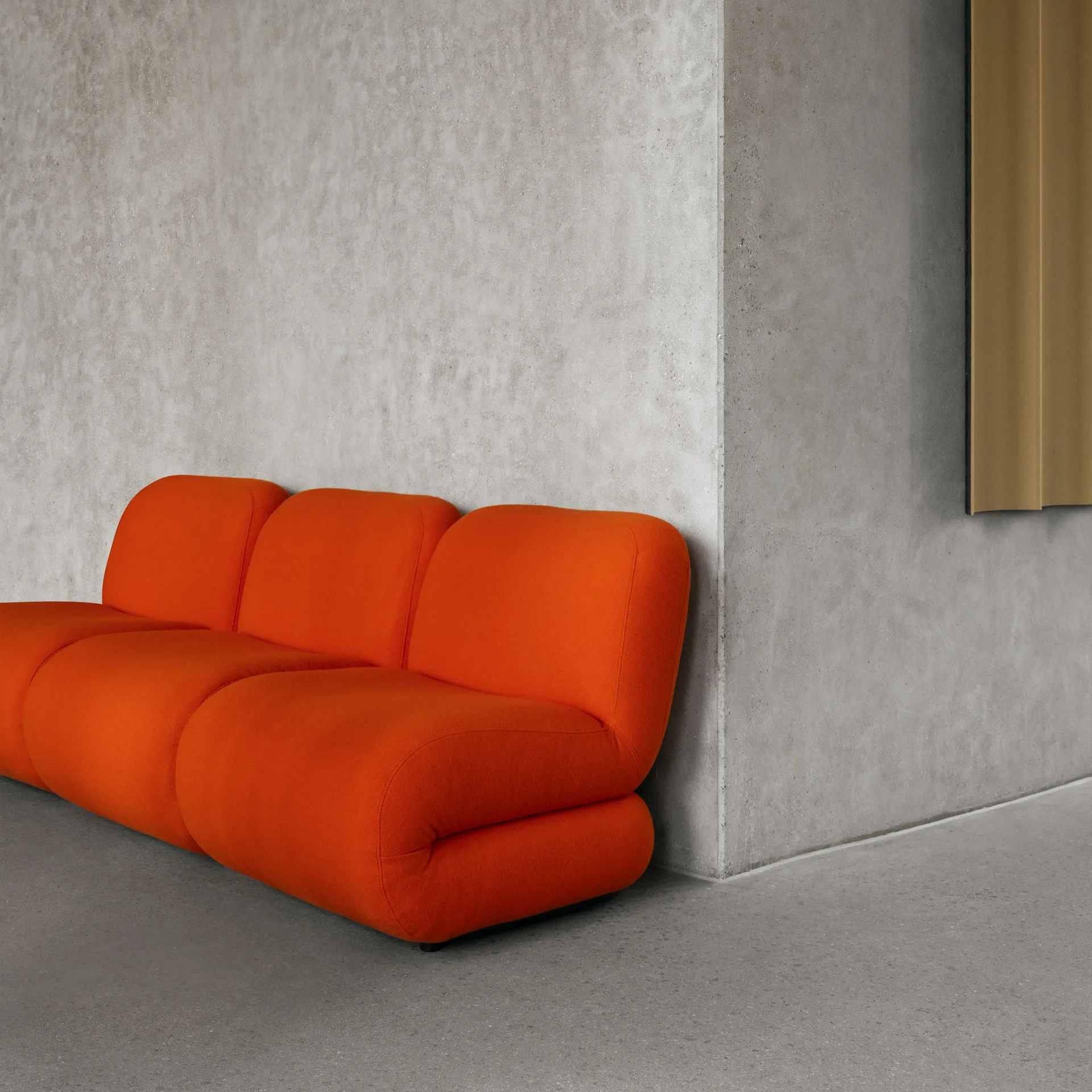 BAU sofa 3-seter, Megan sand,  Lammhults