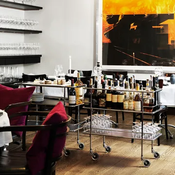 Cargo serveringsvogn - Frostet glass-krom - Lammhults