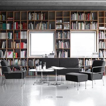 Chicago III sofabord - Svart laminat-krom - Lammhults