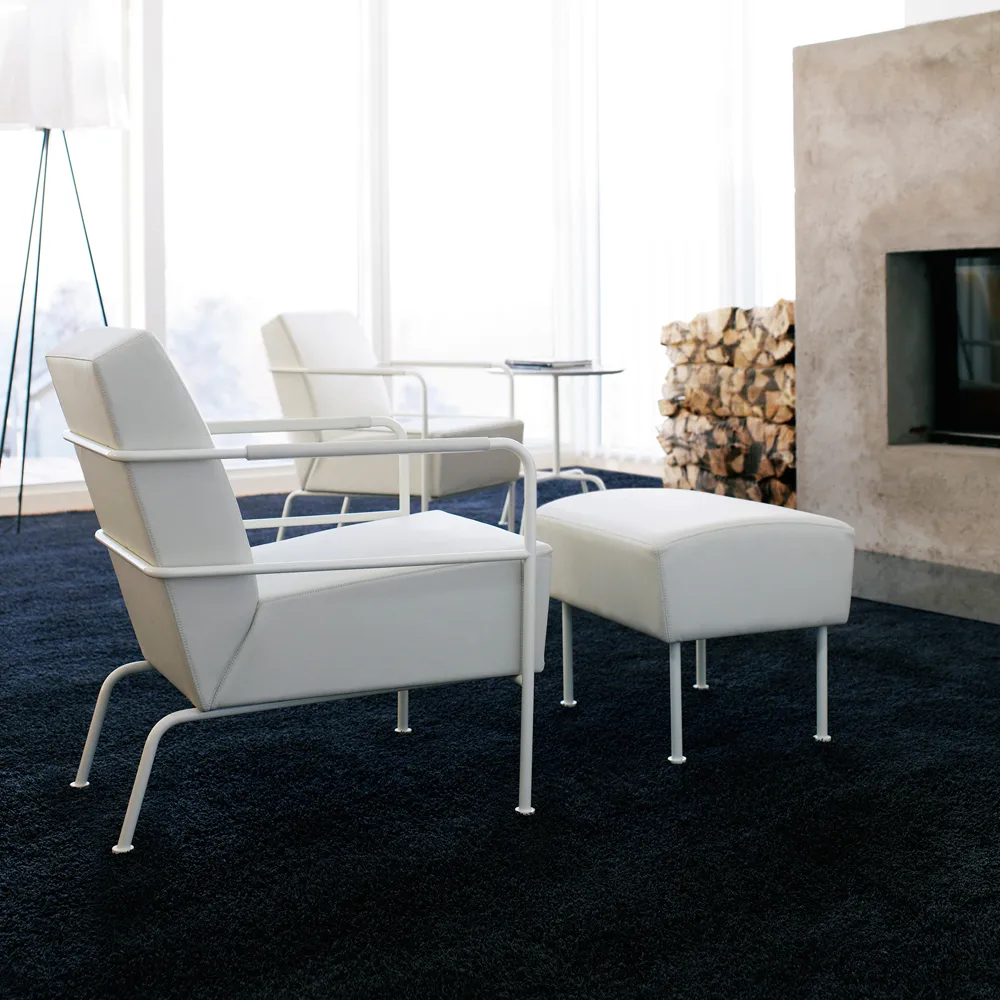 Cinema lenestol, Elmo Nordic svart-krom Lammhults