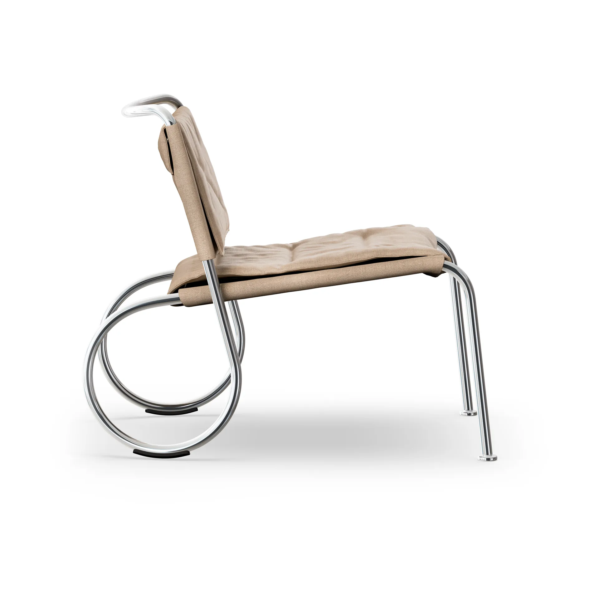 Corso Easy Chair stol, Linvev natur-krom Lammhults