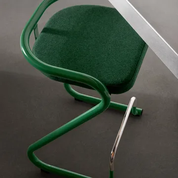 S70-3 barkrakk - Elmo Nordic lær Cognac-kromstativ - Lammhults