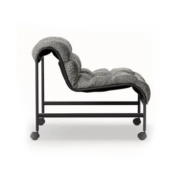 Sunny lenestol - Zero Svart-mattsvart stativ m. hjul - Lammhults