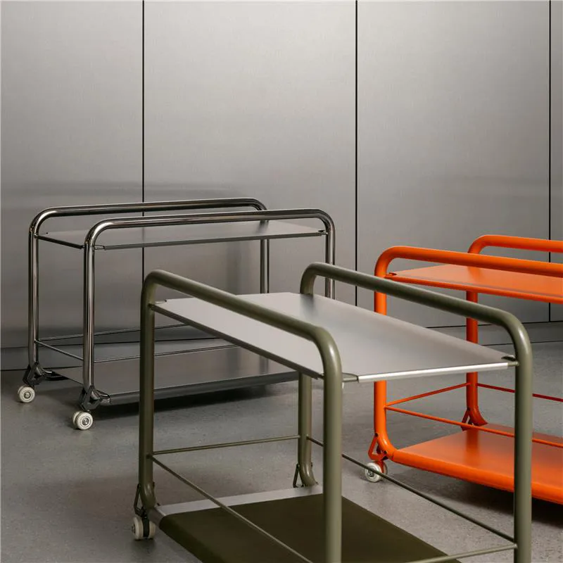 Tension trillebord, Krom-rustfritt stål Lammhults