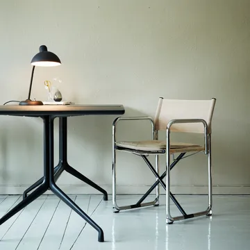 X75-2 armstol - Linnevev natur-krom - Lammhults