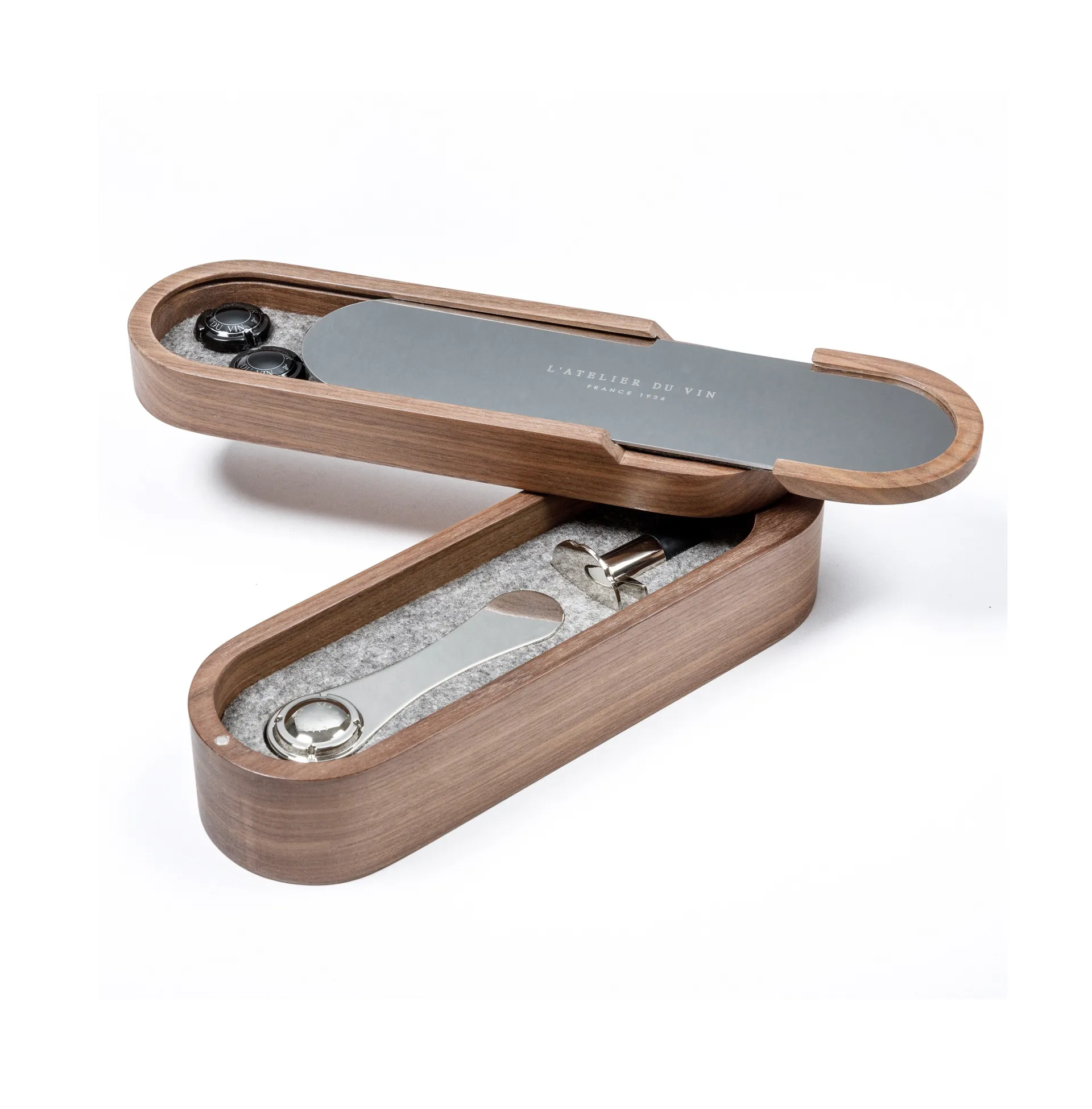 L'Atelier Sparkling champagnesett, Valnøtt L'Atelier du Vin