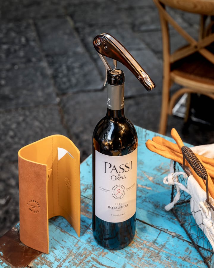 Soft machine nomad korketrekker læretui, 2 deler L'Atelier du Vin