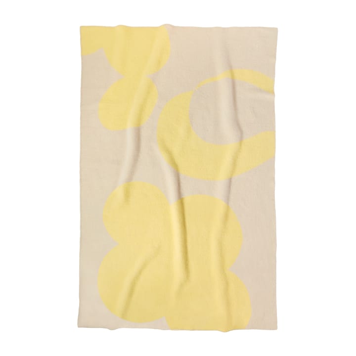 Anemone ullpledd 130 x 200 cm - Beige-yellow - Layered