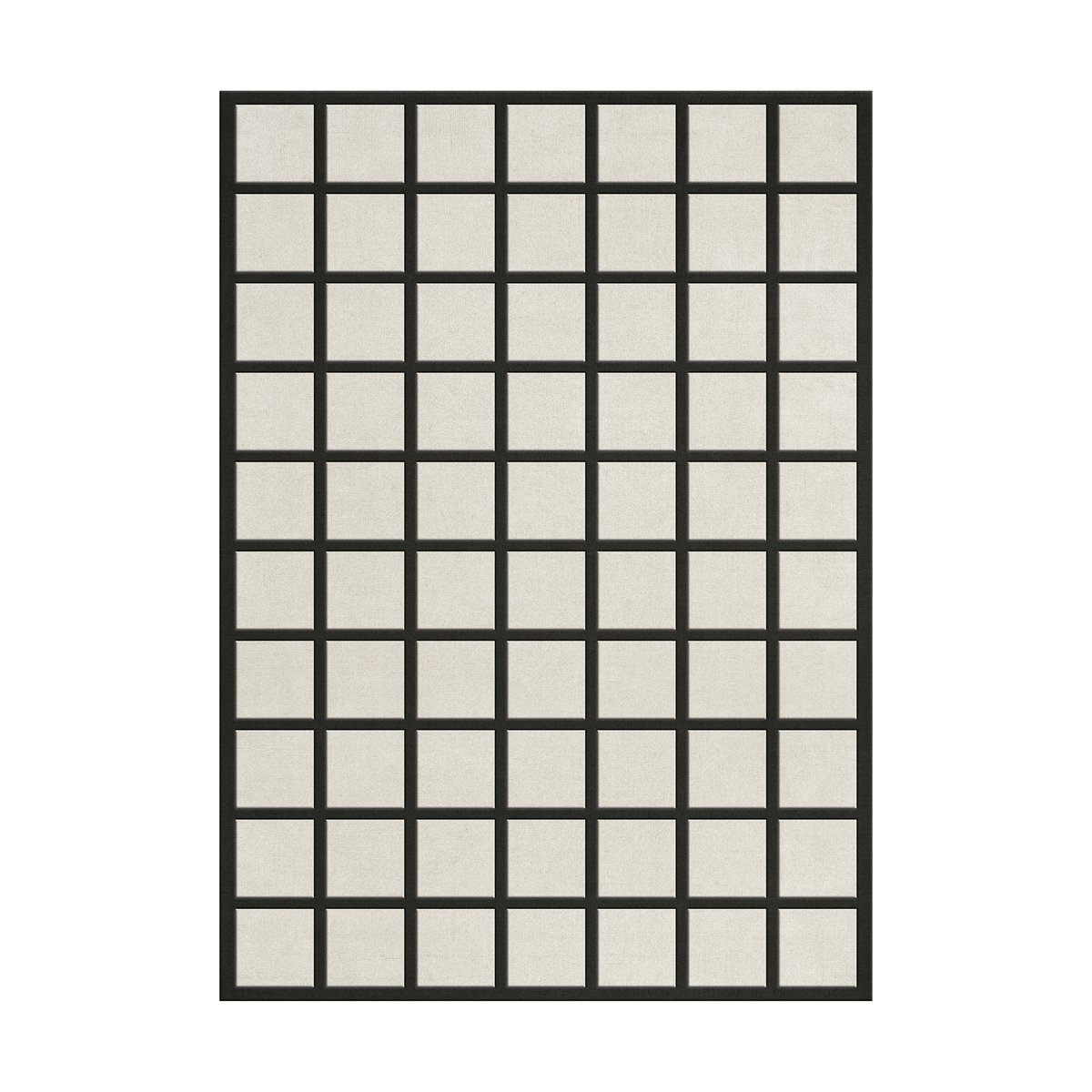 Bilde av Layered Avenue Checked Bone ullteppe Bone White 200x300 cm