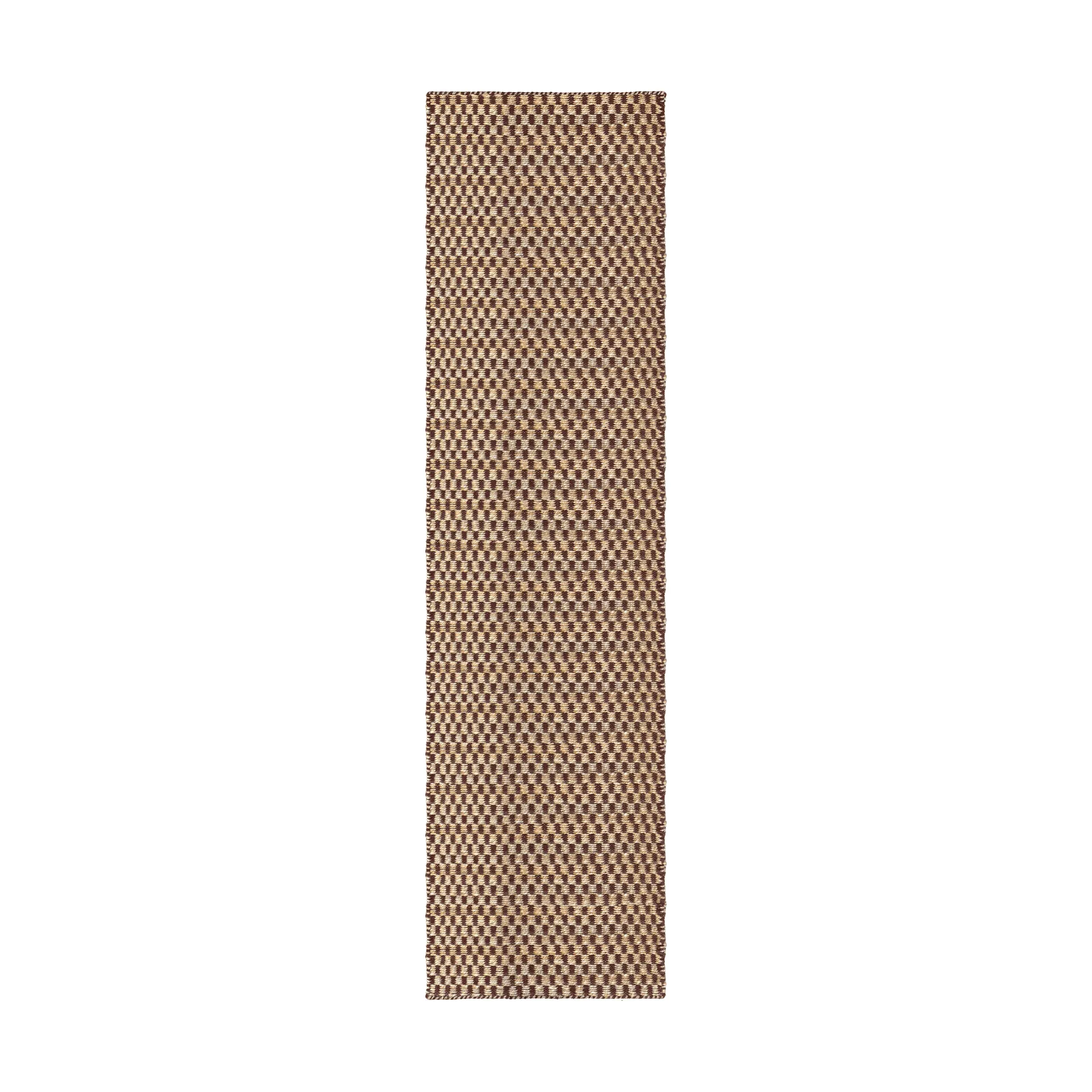 Barley jutematte, Chestnut, 75x240 cm Layered