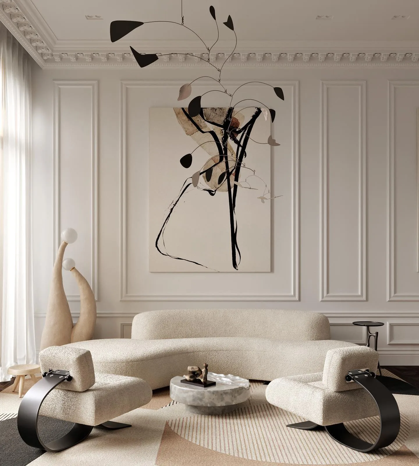 Birch ullteppe, 300 x 400 cm Layered