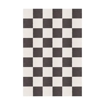 Chess ullteppe - Black and white, 180x270 cm - Layered