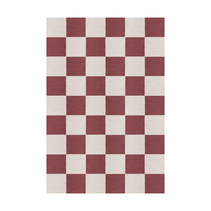 Chess ullteppe - Burgundy, 180x270 cm - Layered