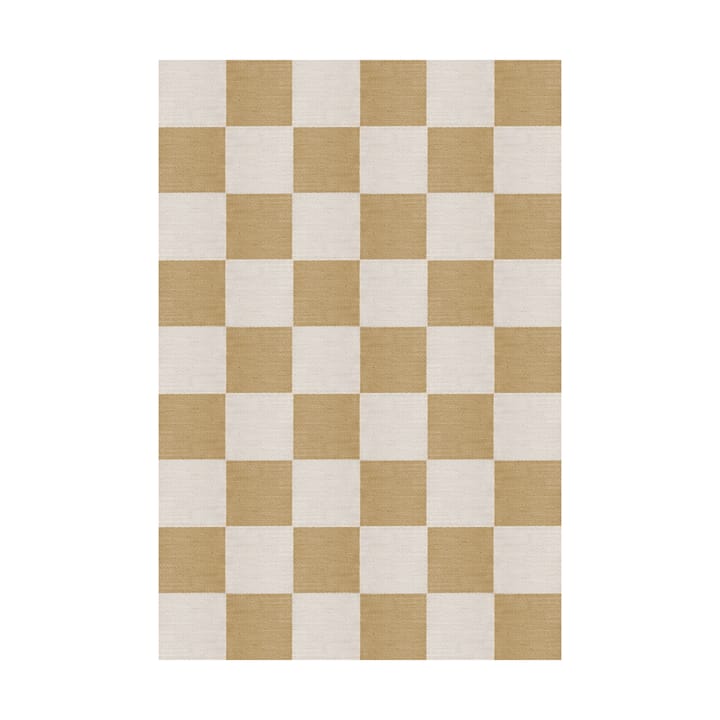 Chess ullteppe - Harvest yellow, 250x350 cm - Layered