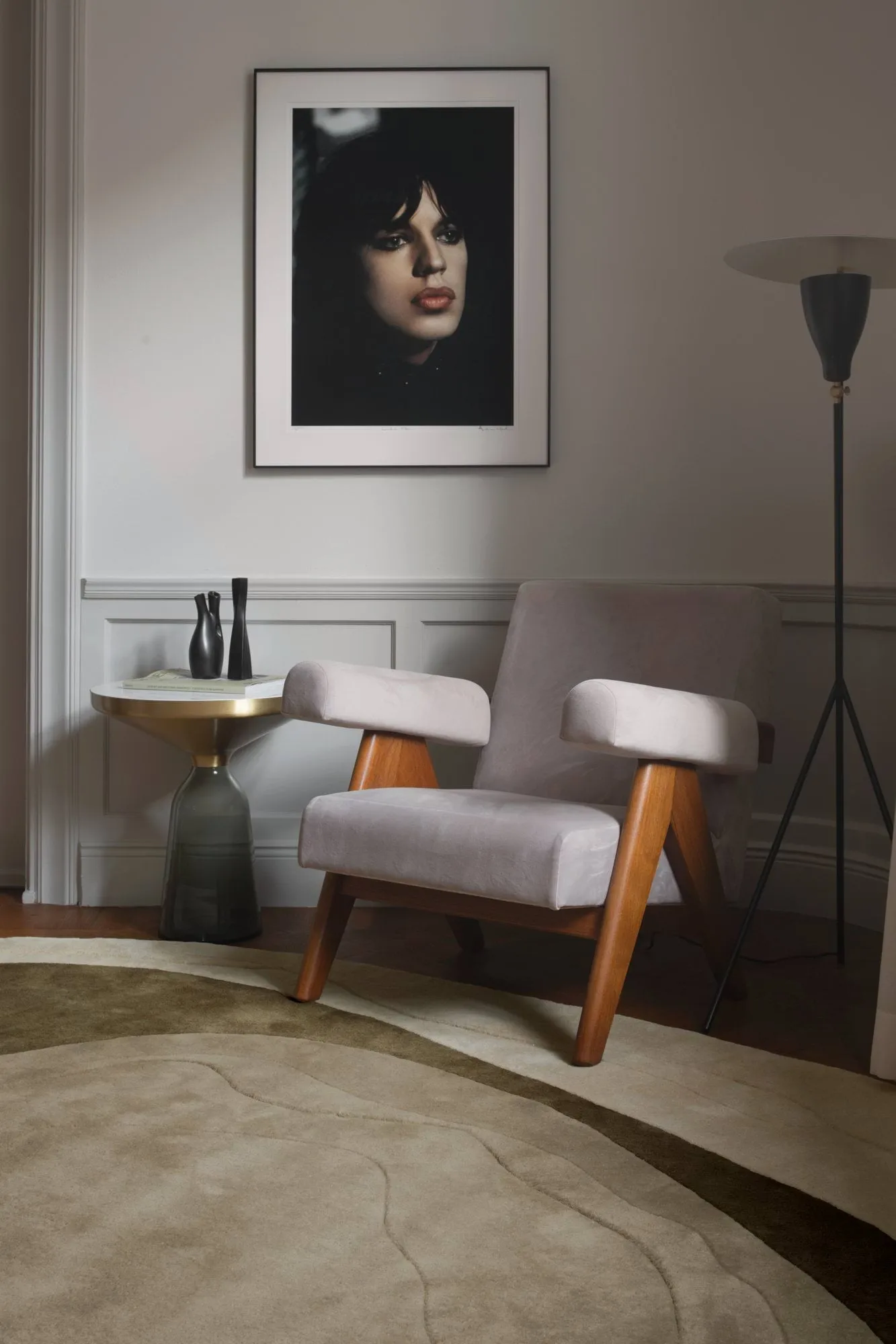 Erik Bratsberg Lozza ullteppe, Olive, 300x400 cm Layered