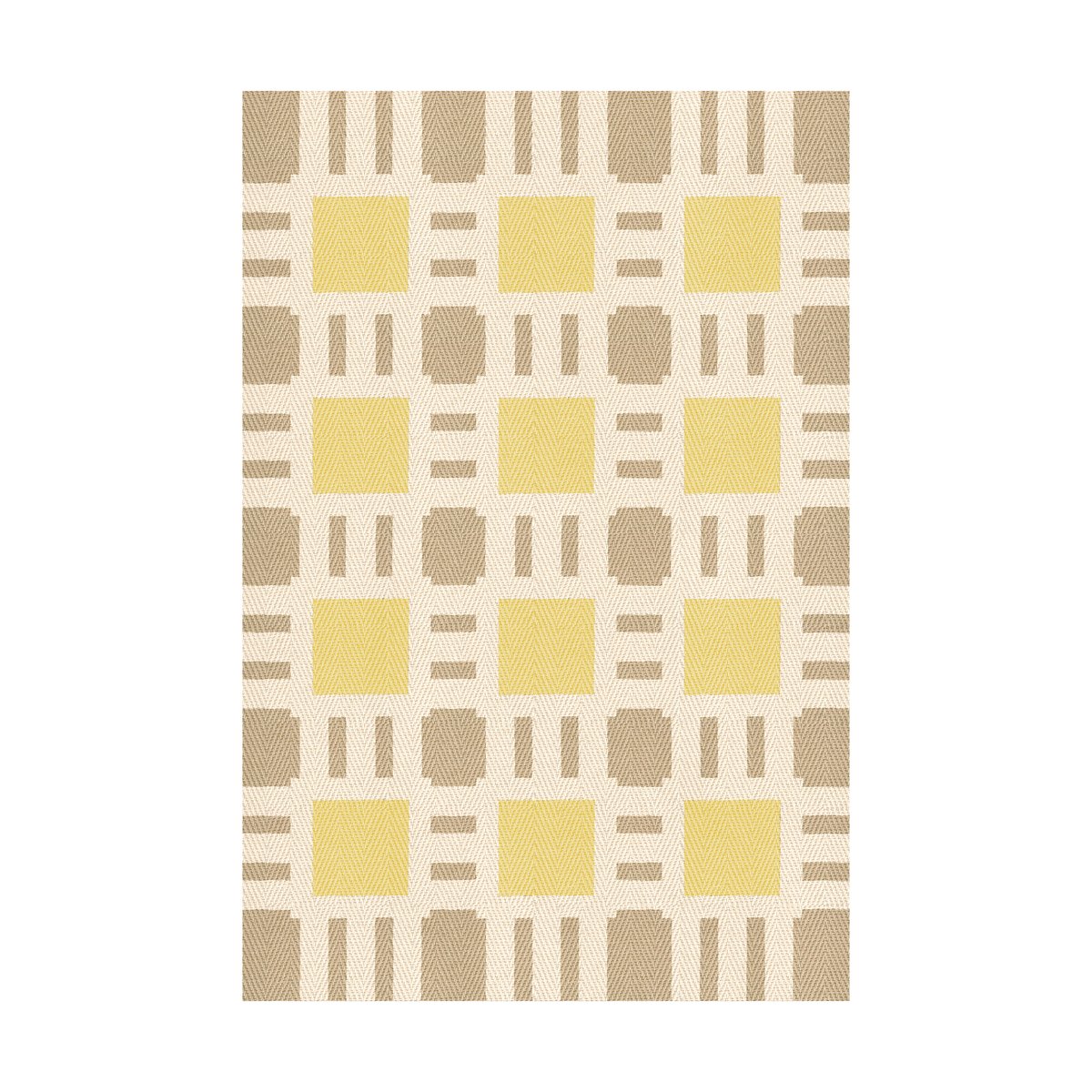 Bilde av Layered Evelina Kroon juteteppe 180 x 270 Sunny side up