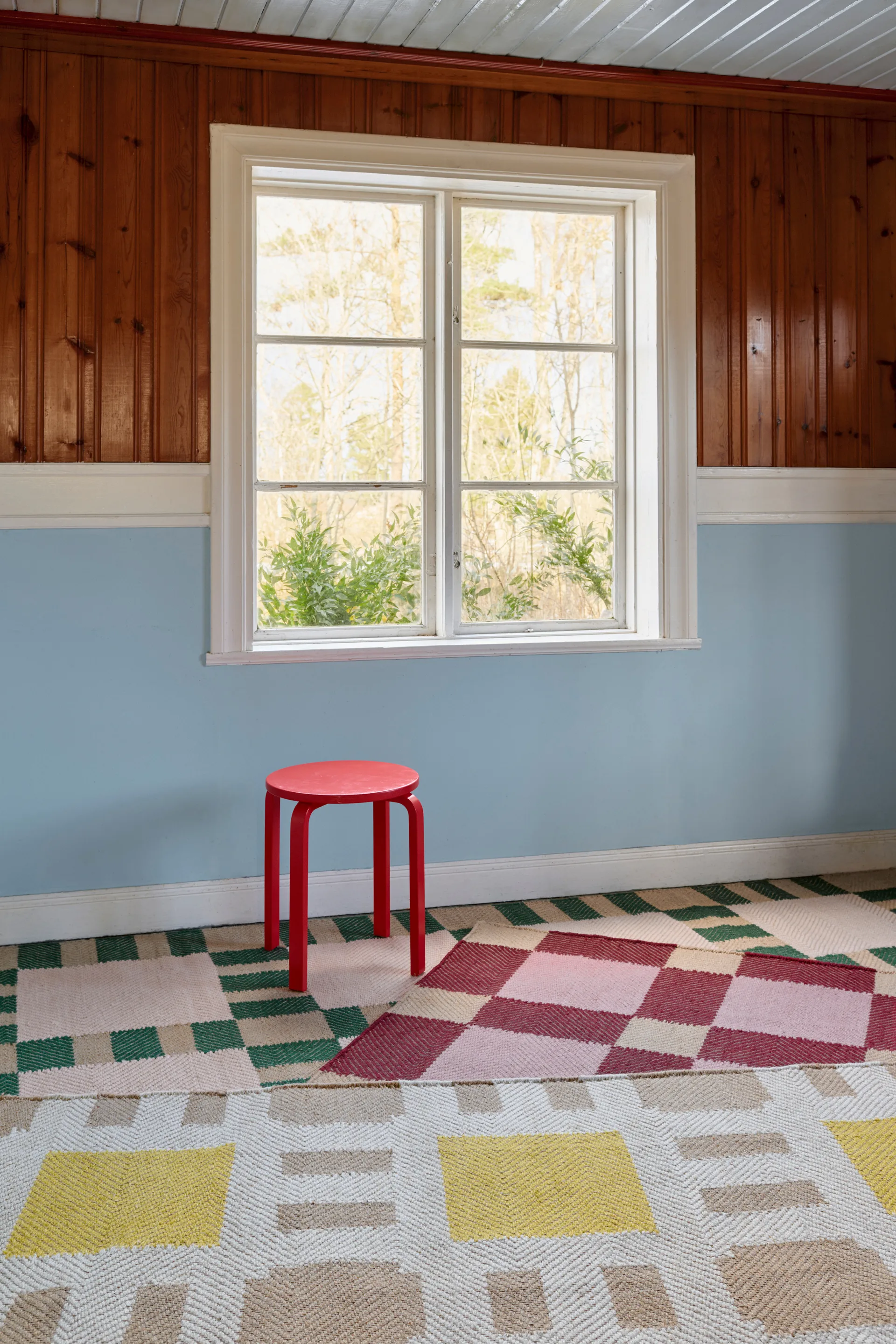 Evelina Kroon juteteppe 250 x 350 cm, Korean chives Layered